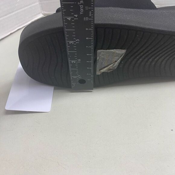 MADDEN GIRL Soleil Slip On Sandals Black Size 8 Round Toe New With Tags No Box - Picture 5 of 9